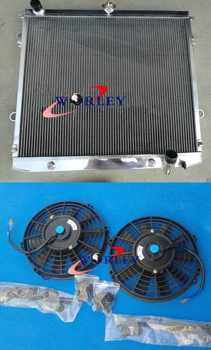 Aluminum Radiator with Fan for Land Cruiser VDJ200R (200 Series)
