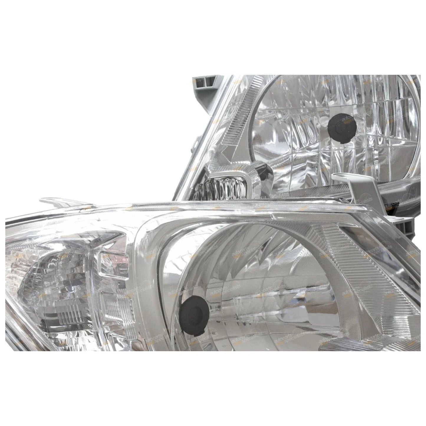 LH+RH Clear HeadLights Pair for Toyota Hilux (2008–2011)