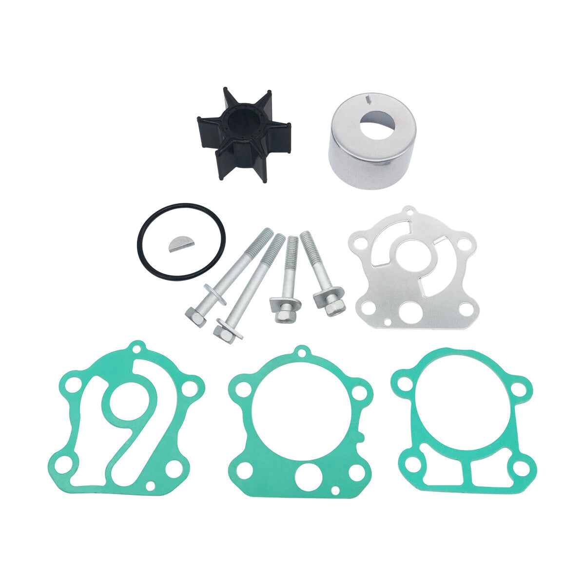 Water Pump Impeller Repair Kit for Yamaha Outboard (2-Stroke 60-90HP)