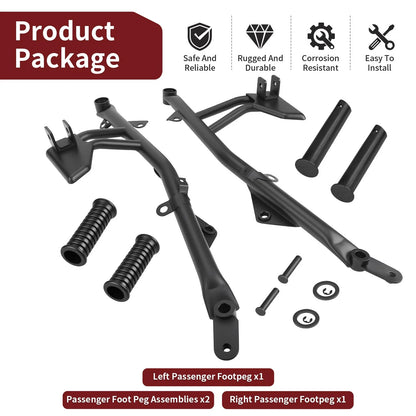 Passenger Foot Peg Set for Kawasaki Vulcan S EN650 (2015–2024)