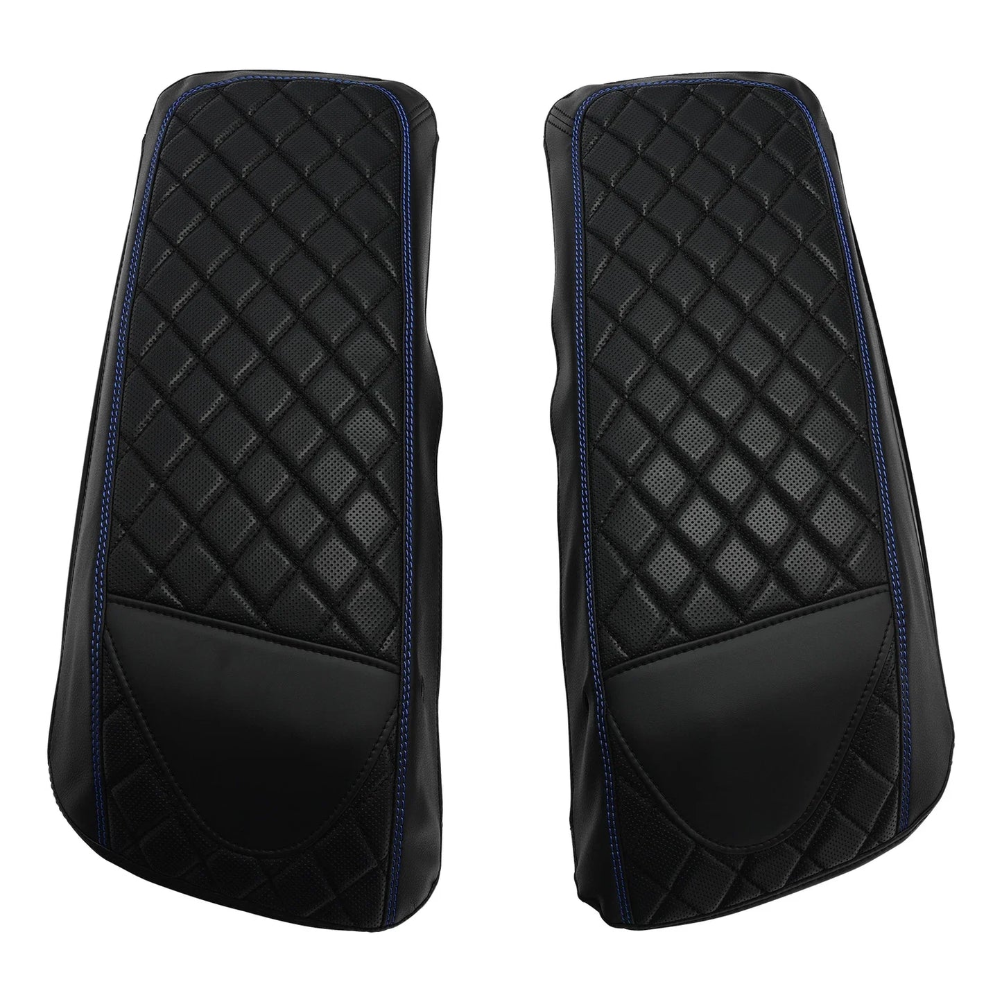 Saddlebag Lid Covers Black Blue for Harley Street Glide (2014-2023)