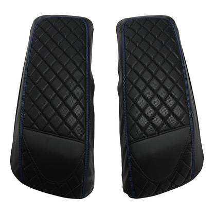 Saddlebag Lid Covers Black Blue for Harley Street Glide (2014-2023)