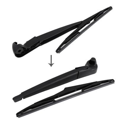 338mm 13" Rear Window Wiper Blade Arm Set for Jeep Wrangler (2007-2018)