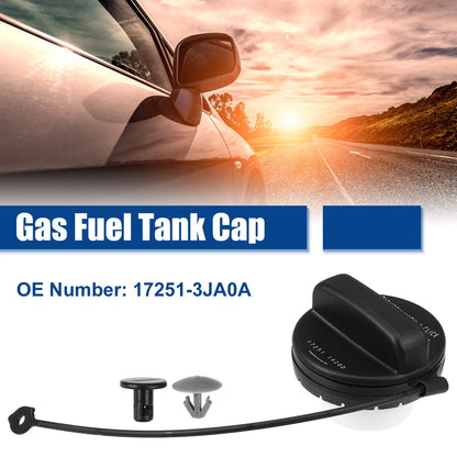 Gas Fuel Tank Cap for Nissan Altima (2013–2018) & Infiniti QX60 (2014–2020) Black