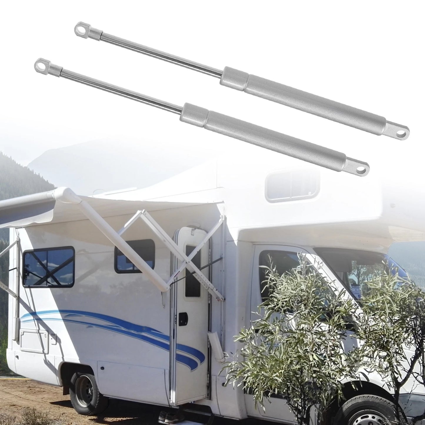 2X Lift Supports Struts Shocks Gas Spring