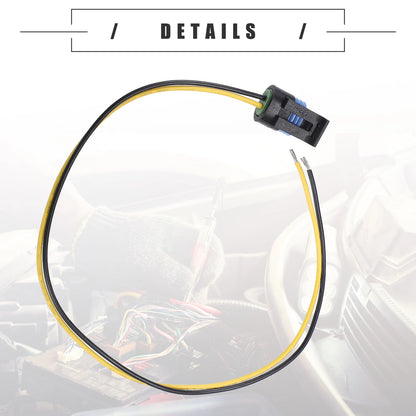 Multi-Purpose Wire Connector Pigtail Plug for Chevy (Plastic, Black, Yellow)