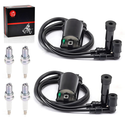 Ignition Coil & Spark plug for Kawasaki VN1500 Vulcan 1500 (1996–2008)