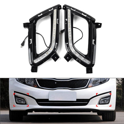 Set of 4 Eyes Daytime Running Light Fog Lamp for Kia Optima K5 (2011–2013)