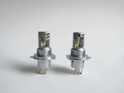 2X H4 LED Headlight Bulbs for Vehicles (12V 27W 1900/1500LM 6500K)