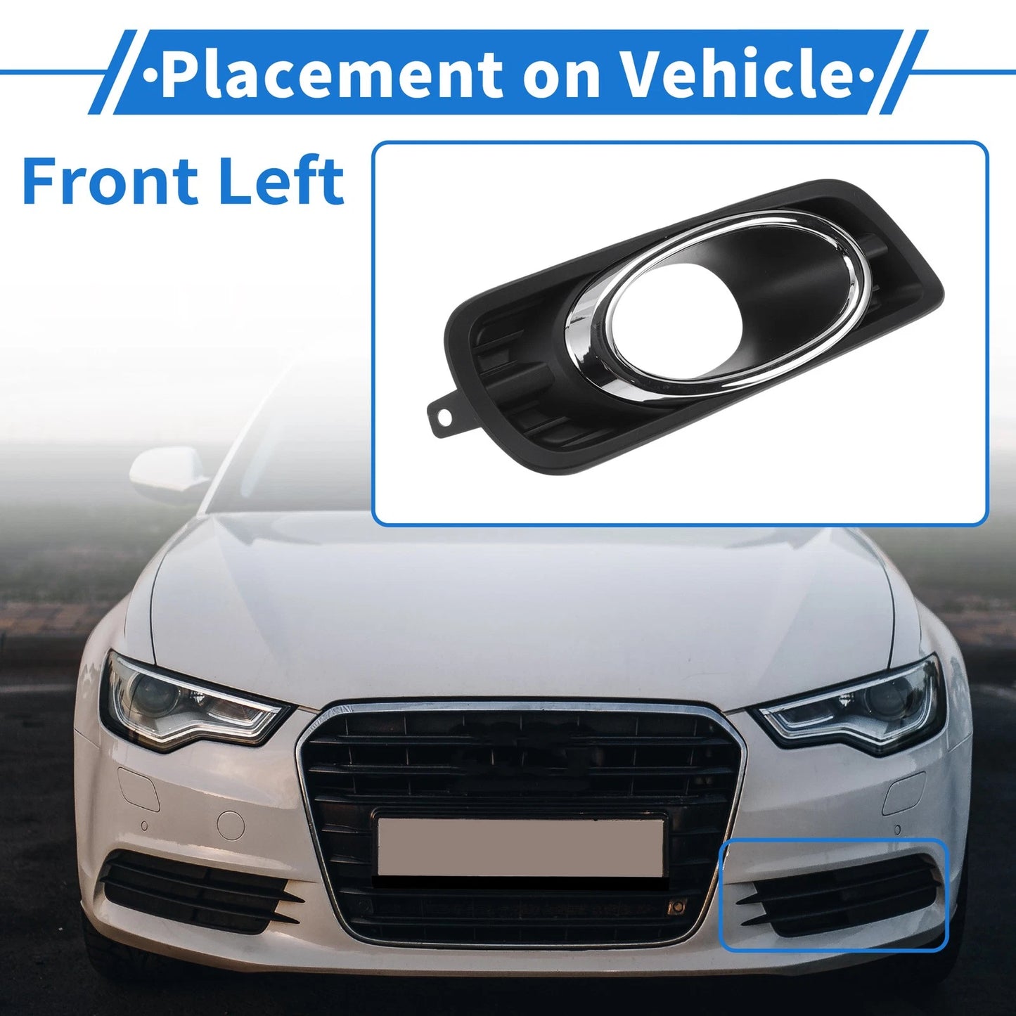 Front Left Fog Light Grill No. 71109TM5H11 for Honda Civic (2012–2014)