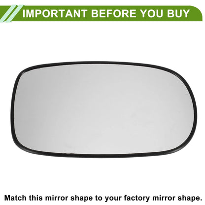 Right Heated Mirror Glass Replacement for Hyundai Azera (2006–2011) No. 876213L900