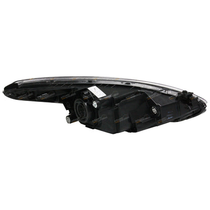 LH Black Headlight for Mazda 2 (2007–2014)