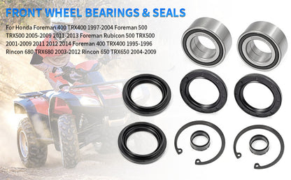 4X4 Front Wheel Bearing for Honda Foreman 500 TRX500 (2005–2019)