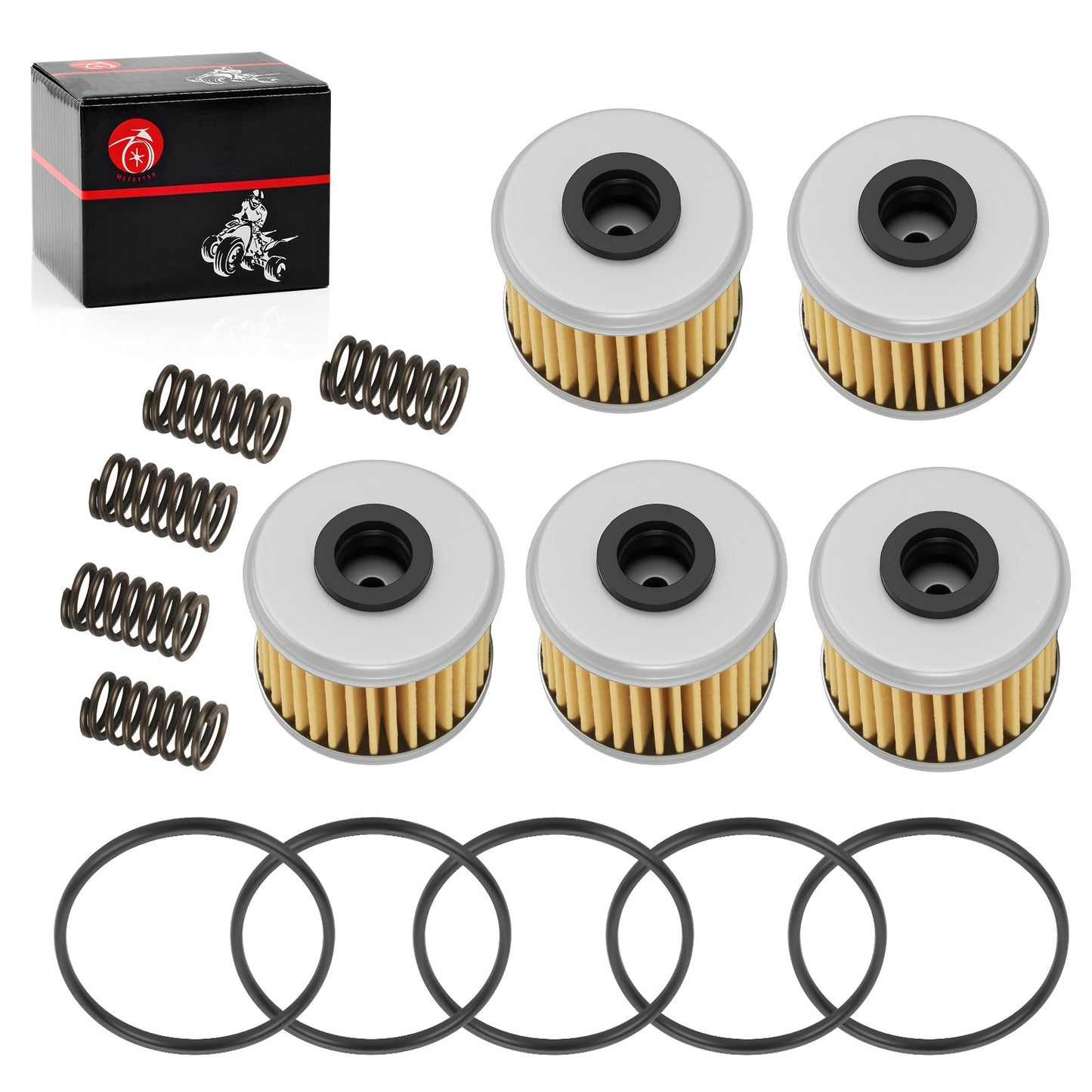 Set of 5 Oil Filters for Honda CRF450L CRF450R-S CRF450RL CRF450RWE CRF450RX