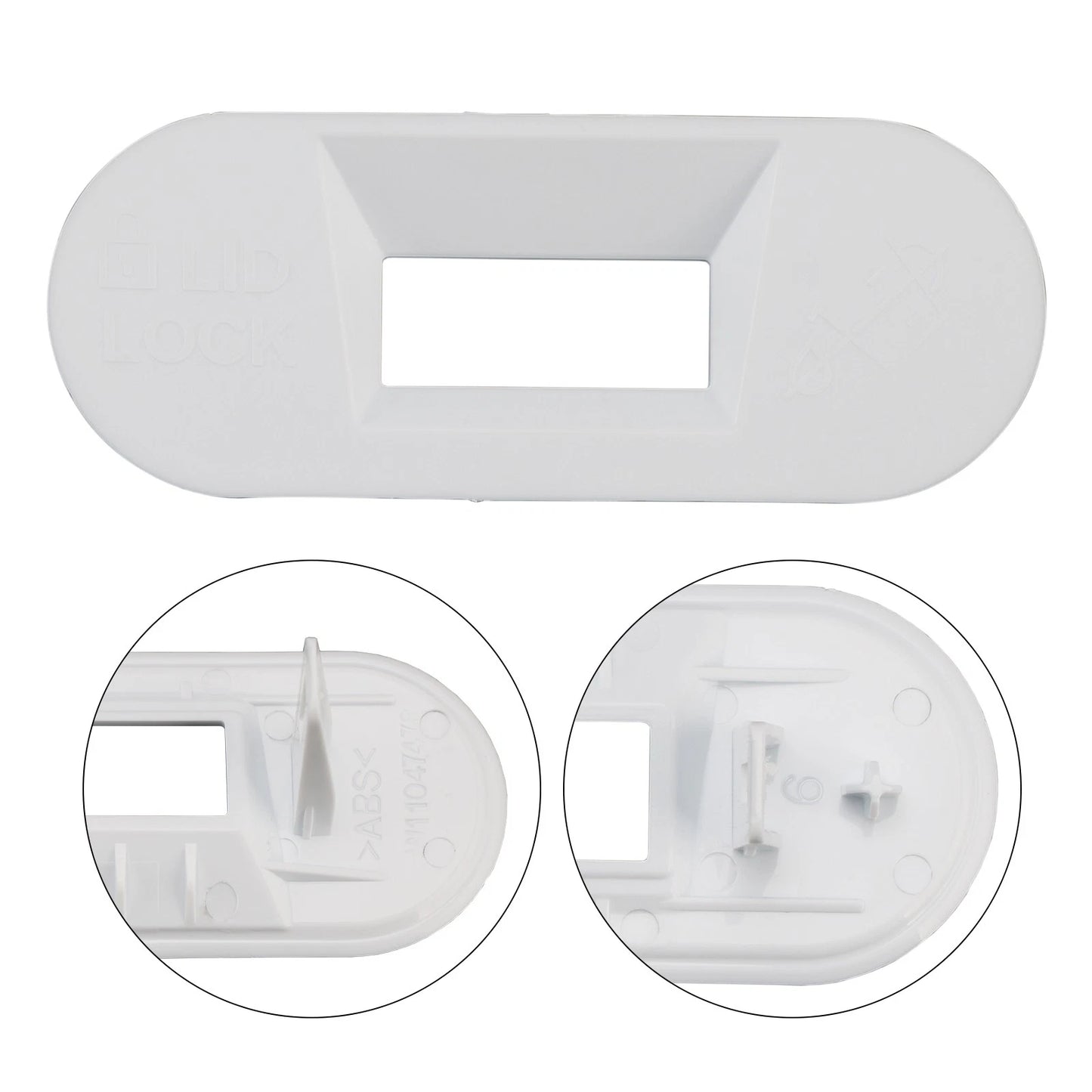 Washer Lid Lock Bezel for W11545554 (Compatible Models)