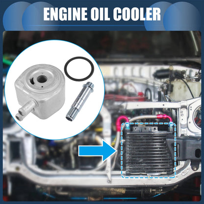 Engine Oil Cooler with O-ring Seals & Bolt for Ford F-150 (No.F7UZ6A642BA)