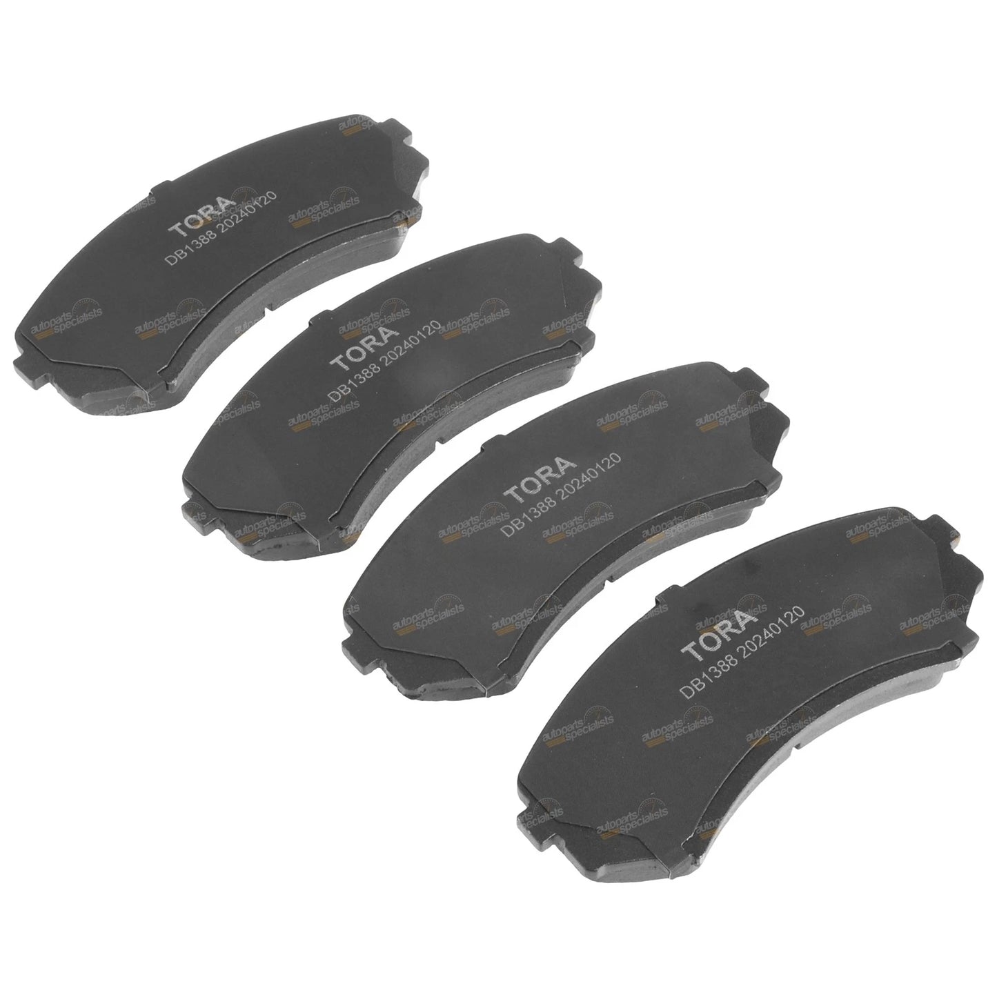 Set of Front Disc Brake Pads for Mitsubishi Pajero (2000–2008)