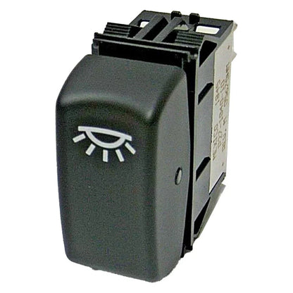 1Pcs Plastic Dome Lamp Rocker Switch Black for Kenworth