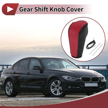 Shift Knob Cover for BMW 3 Series E90 Black Leather (2004-2012)