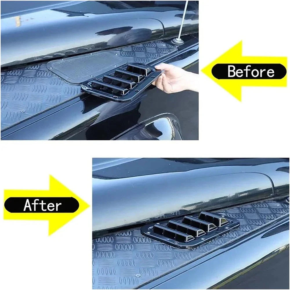 Front Hood Vent Trim Cover for Land Rover Defender 90 110 130 (2004-2019)
