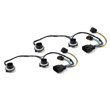 Headlight Wiring Harness Assembly Pair for Chevrolet Silverado, GMC Sierra (2007-2013)