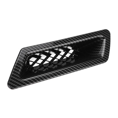 1x Universal Bumper Hood Air Vent Intake Duct FC Style Glossy Carbon Fiber Look