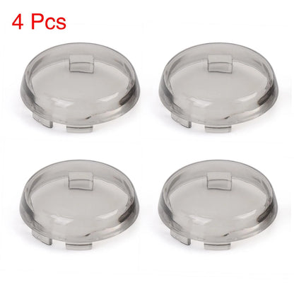 Set of 4 Turn Signal Light Indicator Lens Covers for Harley Davidson (51mm)