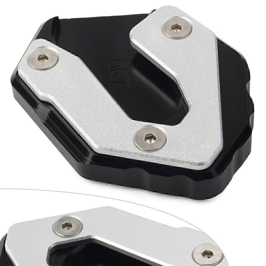 CNC Black Side Kickstand Extension Plate for Yamaha MT-09 Tracer, XSR 900