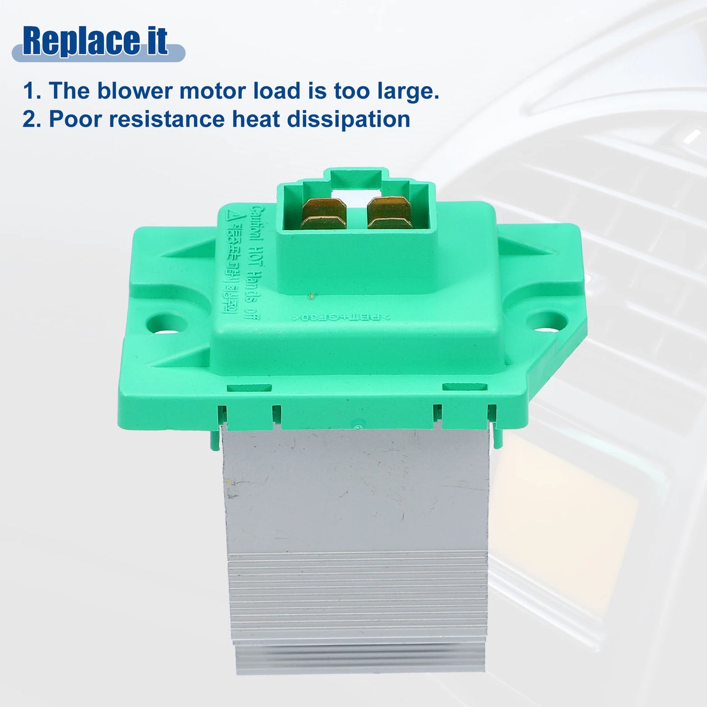 HVAC Blower Motor Resistor for Kia Soul (2010–2017) 972351U000
