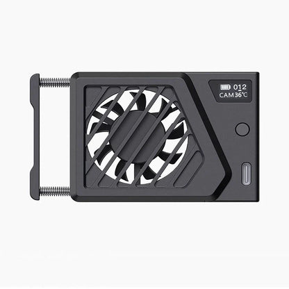 Aluminum Alloy Camera Cooling Fan & Cable for Sony, Canon, FUJIFILM, Nikon