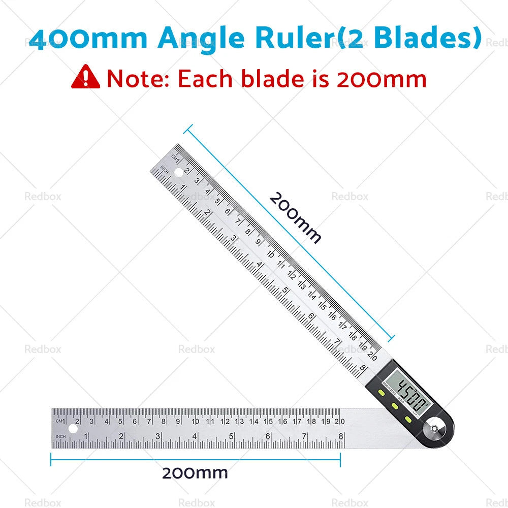 360° Digital Angle Finder Protractor for Goniometer Ruler (2020-2023)