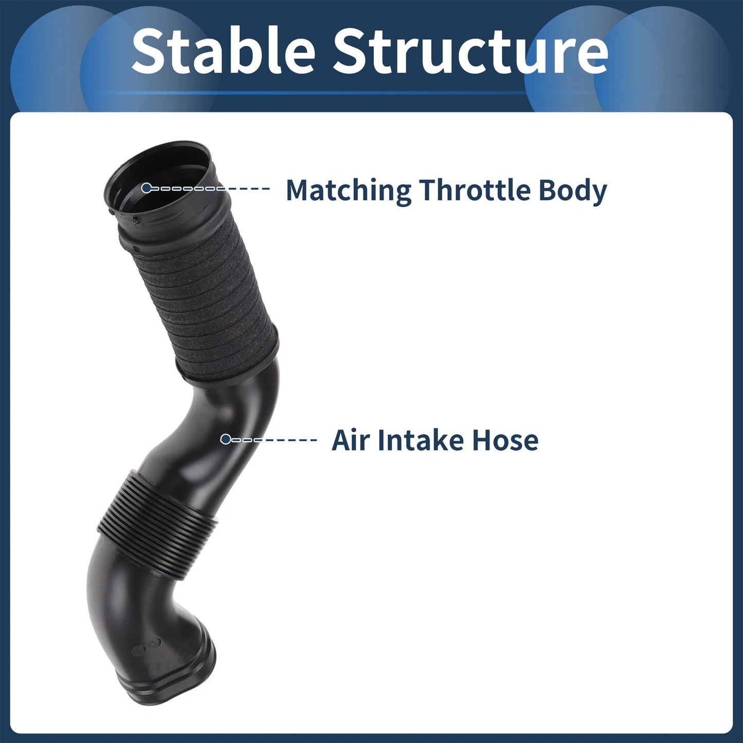 Engine Air Intake Hose for Mercedes-Benz (Right Side, 2515000061)
