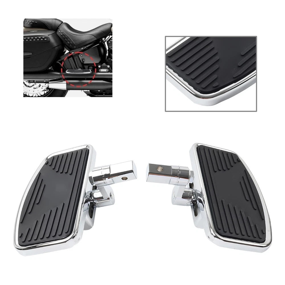 Rear FootPeg Passenger Pedal for Harley FXBB FXLR FXLRS FXLRST FXST FLSB FXBR (2018–2023)