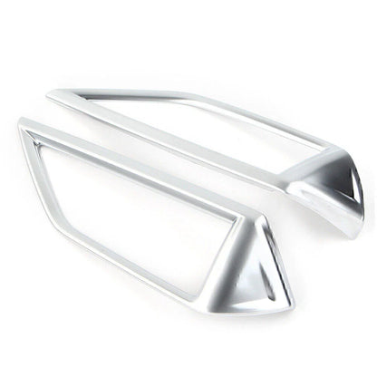 Matte Silver Front Middle Air Vent Covers for Subaru Forester (2019-2022)