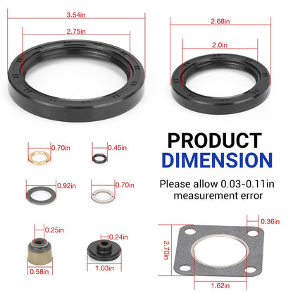 Engine Rebuild Kit with Pistons & Rings for Kawasaki Mule 3010-4010 (Diesel)