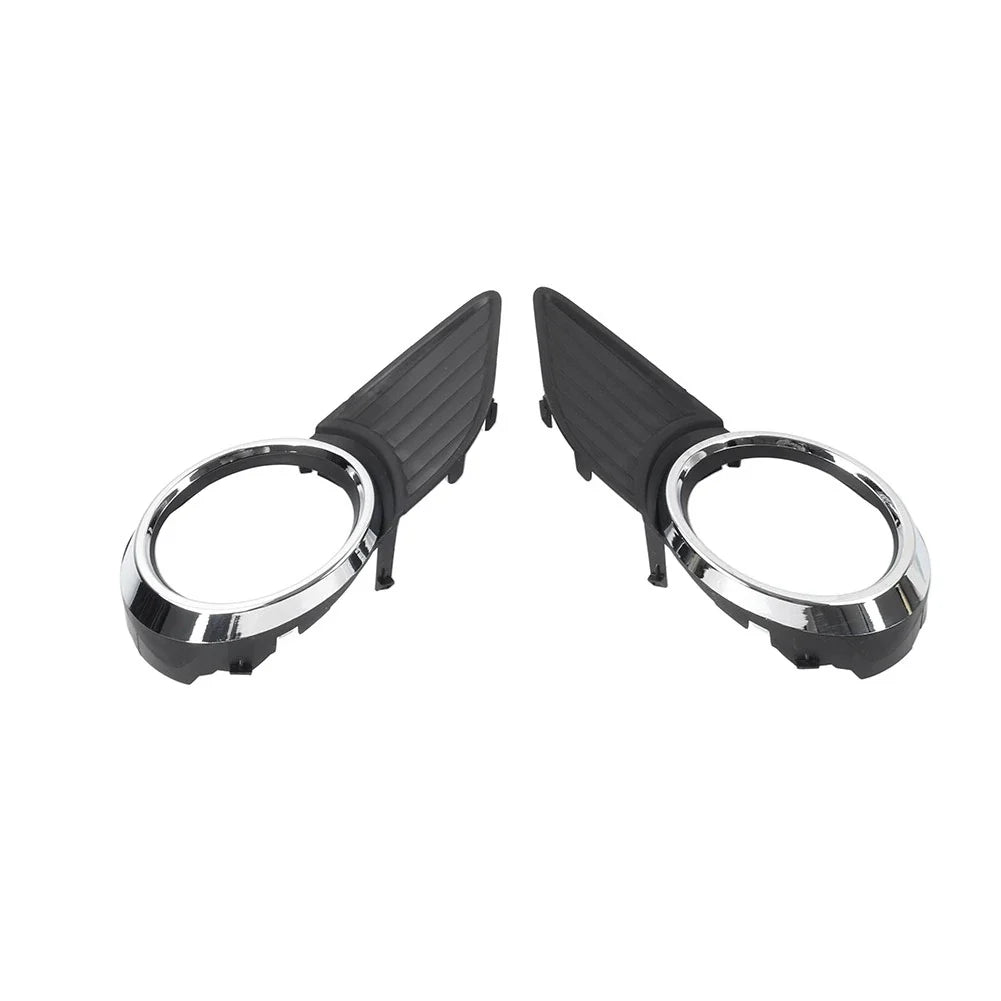 Front Fog Light Bezel Cover  Black/Chrome for Toyota Sienna (2011-2017)
