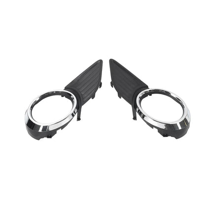 Front Fog Light Bezel Cover  Black/Chrome for Toyota Sienna (2011-2017)