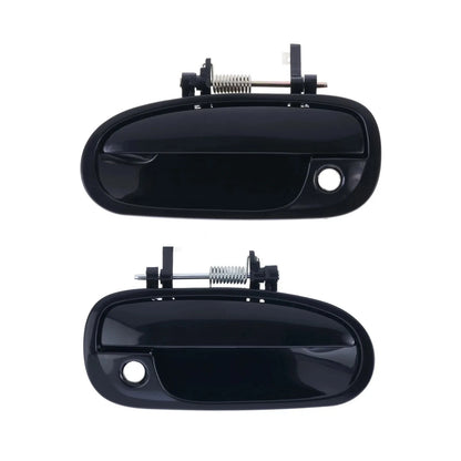 2X Front Outer Door Handles for Honda Civic EK (1995–2001) Black