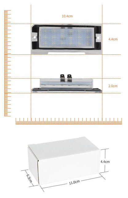 LED License Plate Lamps for Land Rover Freelander (1998–2006)