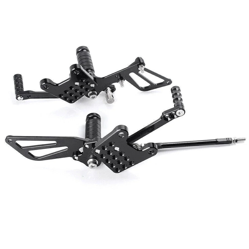 Rearsets Foot Pegs for Suzuki GSXR1000 GSXR600 GSXR750 (2000-2005) Black