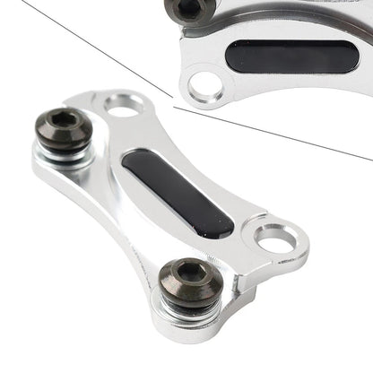 Chrome Brake Caliper Mount Bracket Clamp for Yamaha LC135 (2010–2023)