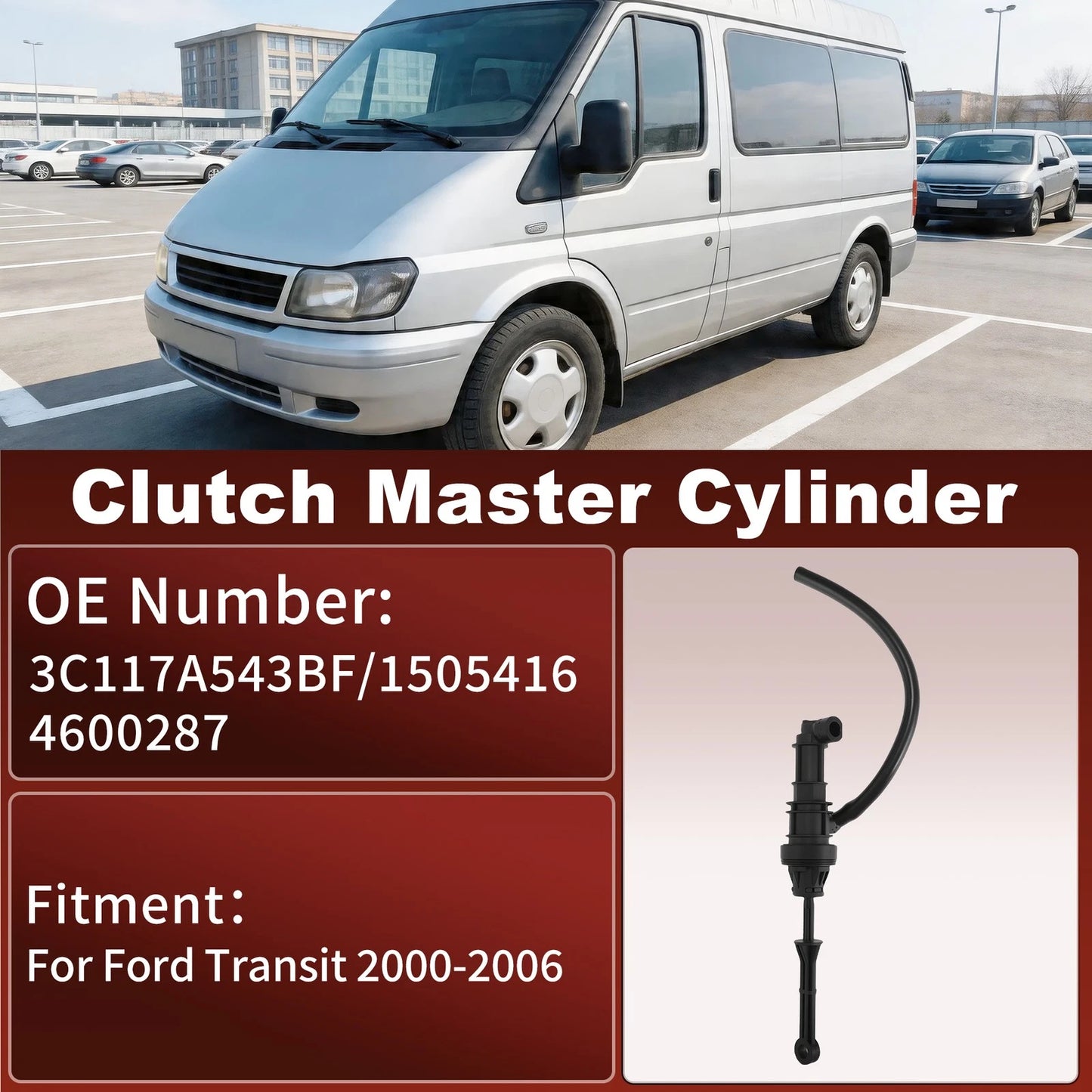 Clutch Master Cylinder for Ford Transit (2000–2006) 3C117A543BF/1505416