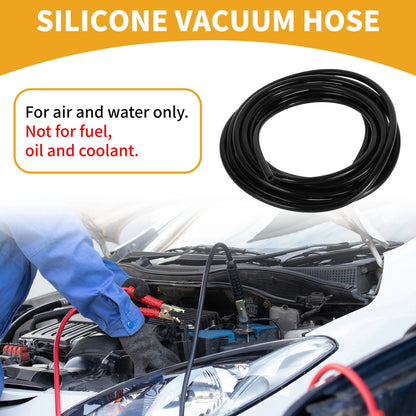 Silicone Vacuum Tubing Hose 20FT 3/16" ID 2mm Thickness for Air Water