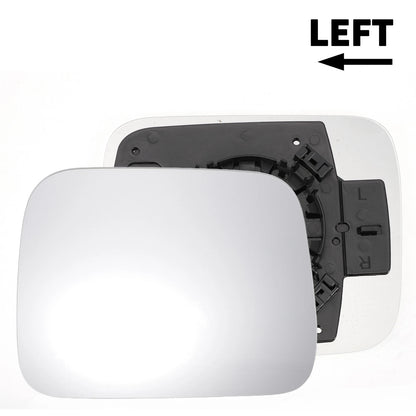 Left Side White Mirror Glass w/ Back for Jeep Renegade (2014–2022)