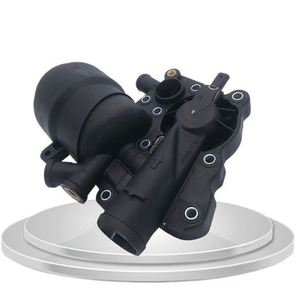 Aluminum Oil Filter Housing Assembly for Audi A4 A6 Q5 Q7 (2009–2018)