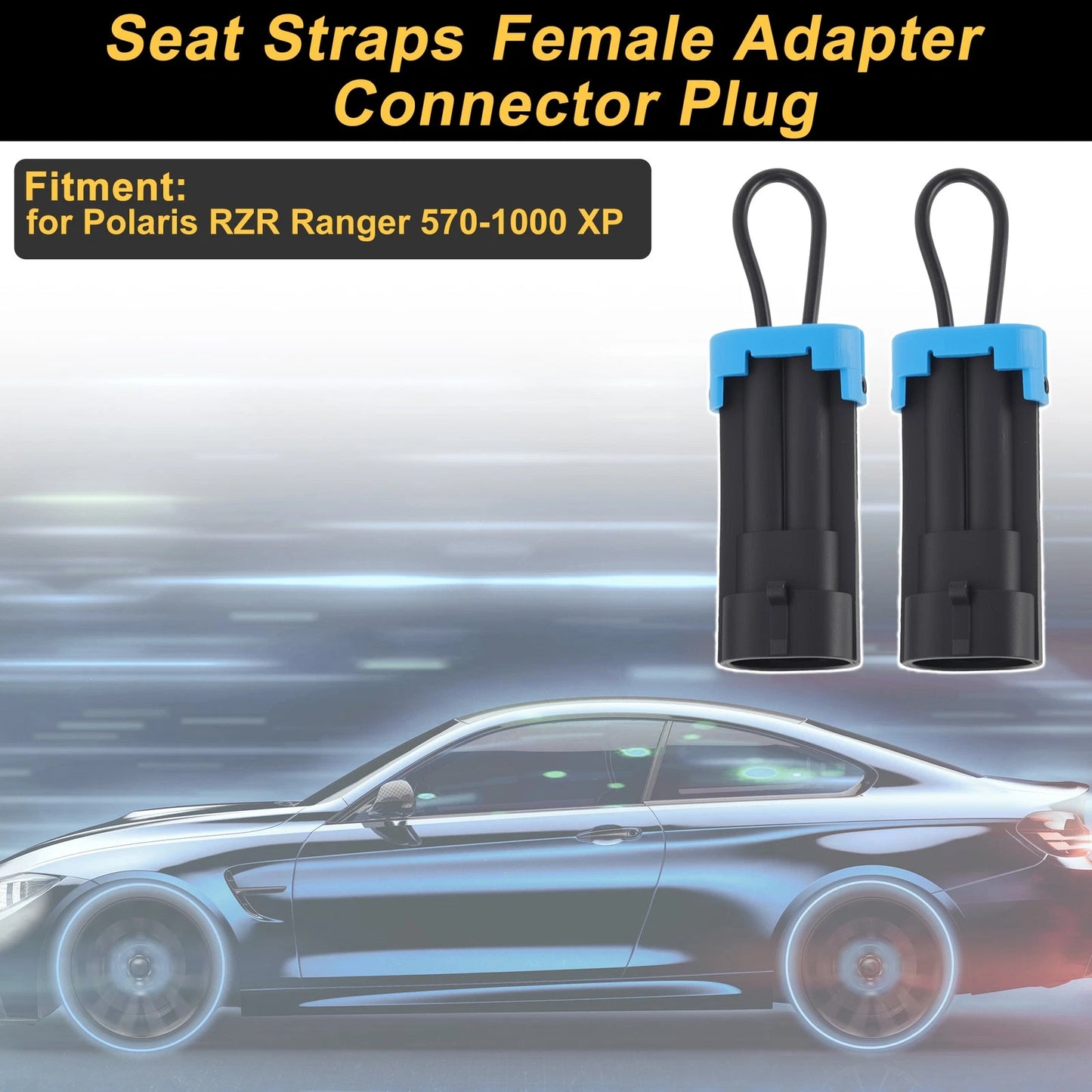 2X 2 Pin Seat Strap for Polaris RZR Ranger 570-1000 XP (2015–2023)