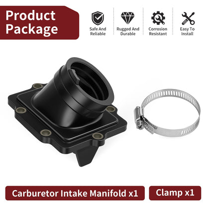 Intake Manifold & Clamp for Kawasaki KDX250 KX250 (1988–1994)