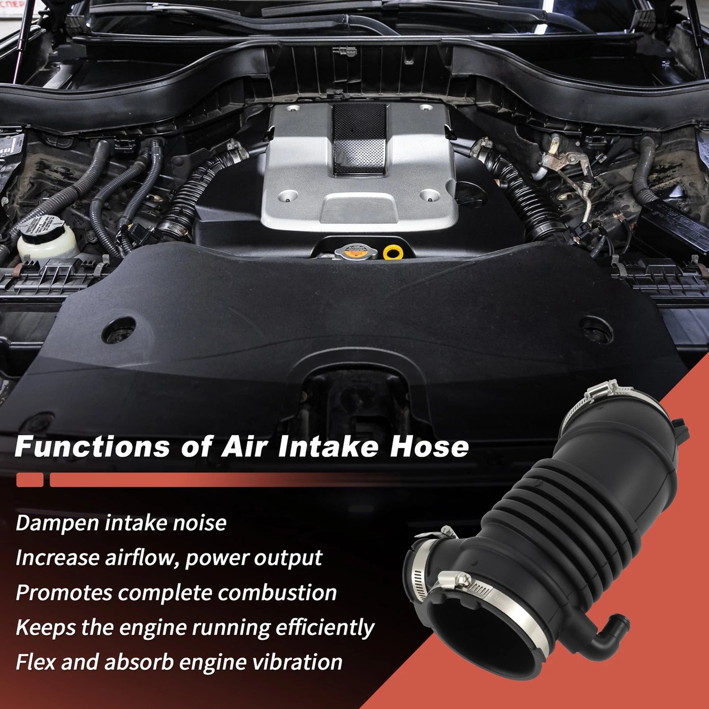 Engine Air Intake Hose Pipe Tube for Hyundai Azera Sonata (2006–2010) 28138-3K200