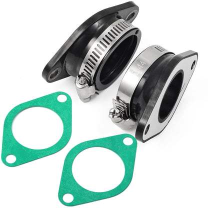 2X Carburetor Intake Manifold Boot for Honda CB350 Super Sport (1968–1973)