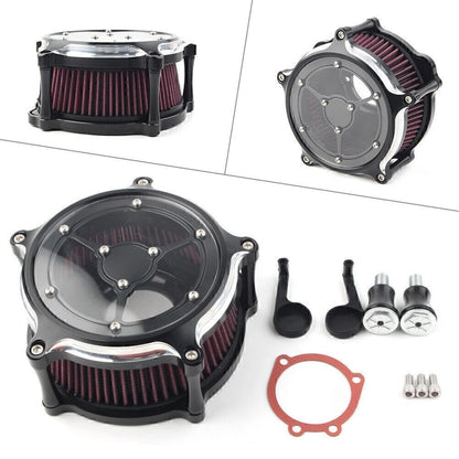 Air Cleaner Intake Filter Kit for Harley Touring Sportster XL883 1200 (2004–2023)
